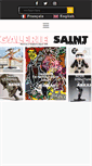 Mobile Screenshot of galerie-saint-martin.com